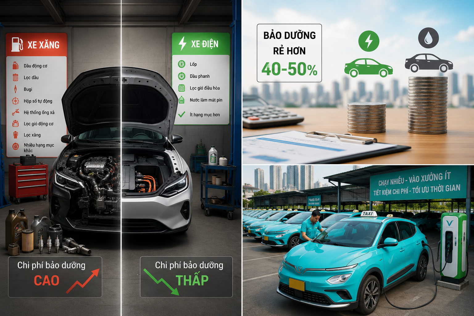 Vì sao bảo dưỡng xe điện tốn ít hơn một nửa so với xe xăng: đáp án từ Mỹ, châu Âu và một bãi đỗ xe taxi tại Hà Nội- Ảnh 1. Vì sao bảo dưỡng xe điện tốn ít hơn một nửa so với xe xăng: đáp án từ Mỹ, châu Âu và một bãi đỗ xe taxi tại Hà Nội - Ảnh 1.