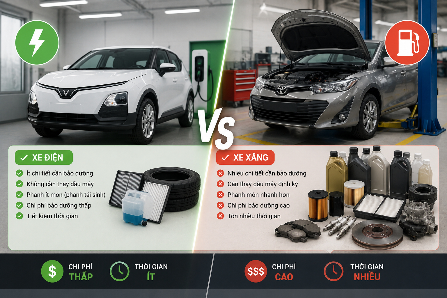 Vì sao bảo dưỡng xe điện tốn ít hơn một nửa so với xe xăng: đáp án từ Mỹ, châu Âu và một bãi đỗ xe taxi tại Hà Nội- Ảnh 4. Vì sao bảo dưỡng xe điện tốn ít hơn một nửa so với xe xăng: đáp án từ Mỹ, châu Âu và một bãi đỗ xe taxi tại Hà Nội - Ảnh 5.