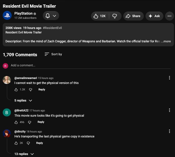 Đến trailer phim Resident Evil cũng bị vạ lây vì quyết định khai tử đĩa game của PlayStation- Ảnh 3.