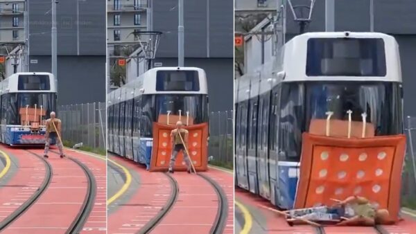 Lần đầu tiên trong lịch sử: Tàu điện được trang bị túi khí bên ngoài để ngăn thảm kịch chết người!