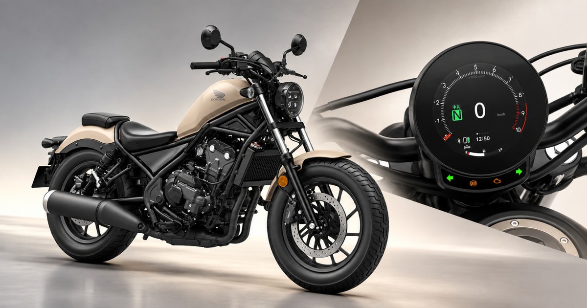 Vua cruiser Honda Rebel 500 trang bị ly hợp E-Clutch liệu có tiếp tục khuynh đảo thị trường Việt Nam?
