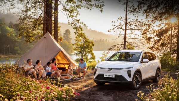 Cả nhà cùng lái thử VF MPV 7: Người ngồi sau nói gì về không gian và độ êm?